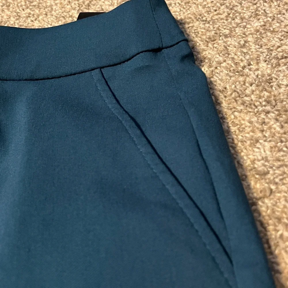 Counterparts Teal Pants with Gold Accents - Picture 3 of 11